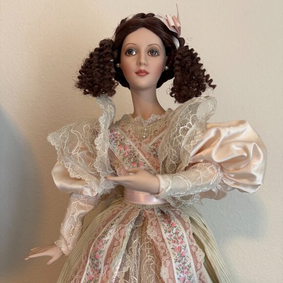 Catherine and the Poetry of the Fan Franklin Heirloom Doll 17 Tall - Picture 1 of 12